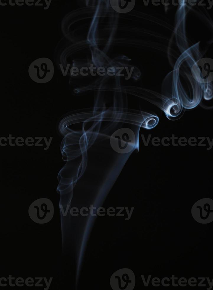 abstrato fumaça em Preto foto