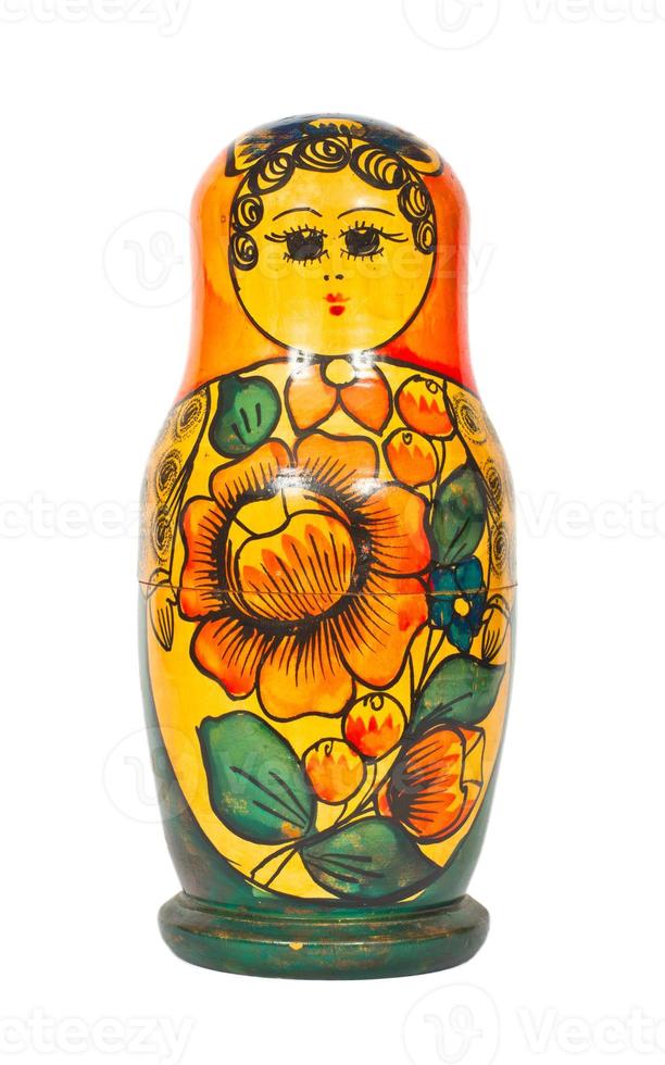 matryoshka em branco fundo foto