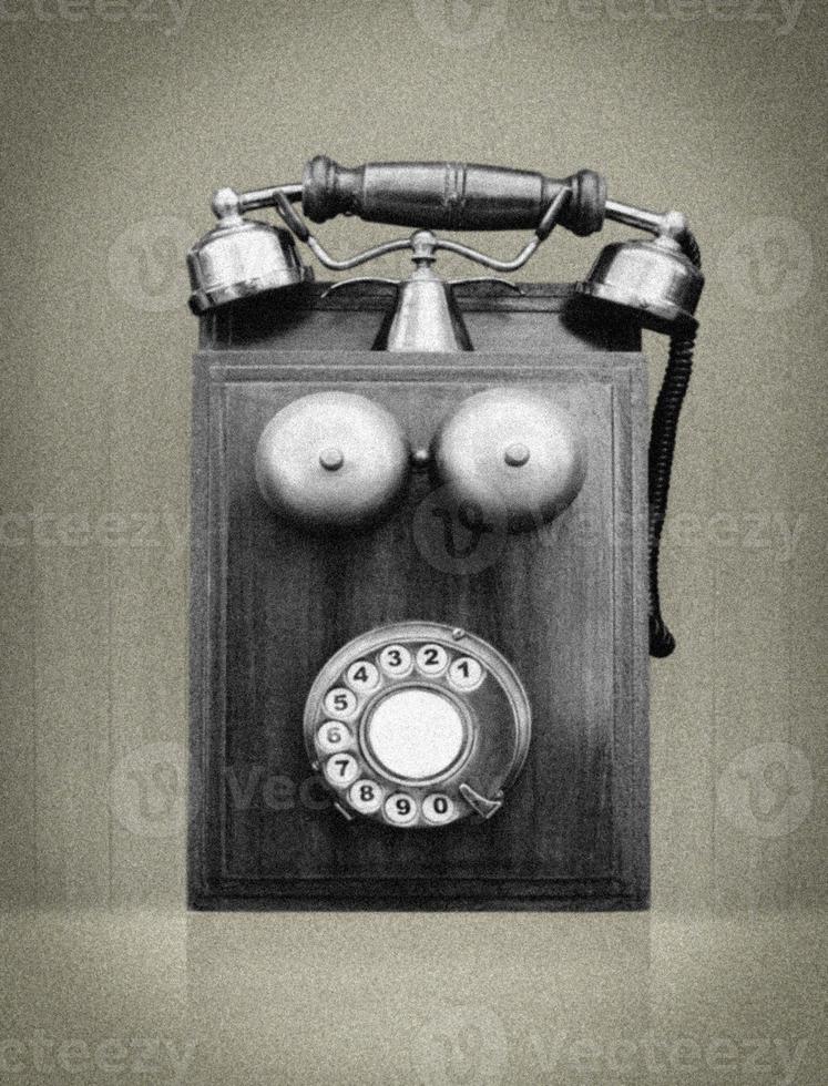 telefone antigo antigo foto