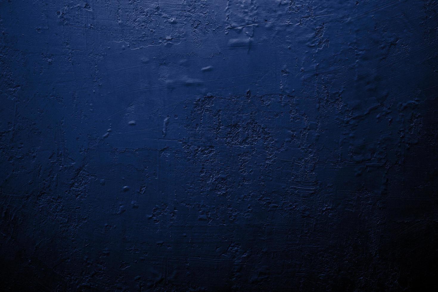 fundo de parede de textura de concreto azul grunge vintage com vinheta. foto