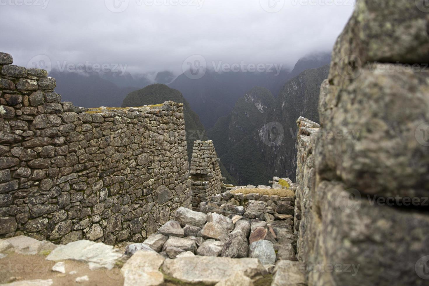 machu picchu em peru foto