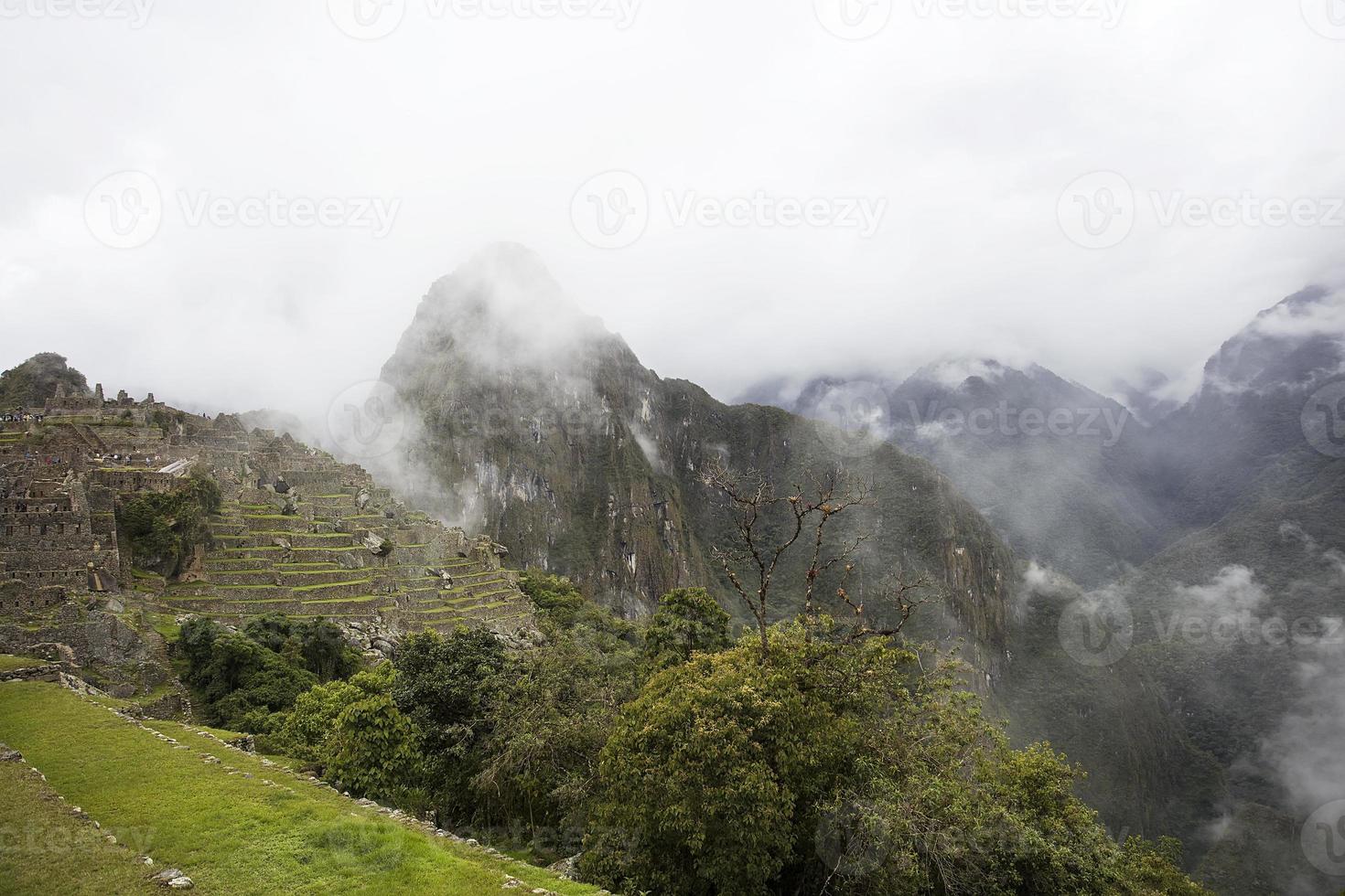 machu picchu em peru foto