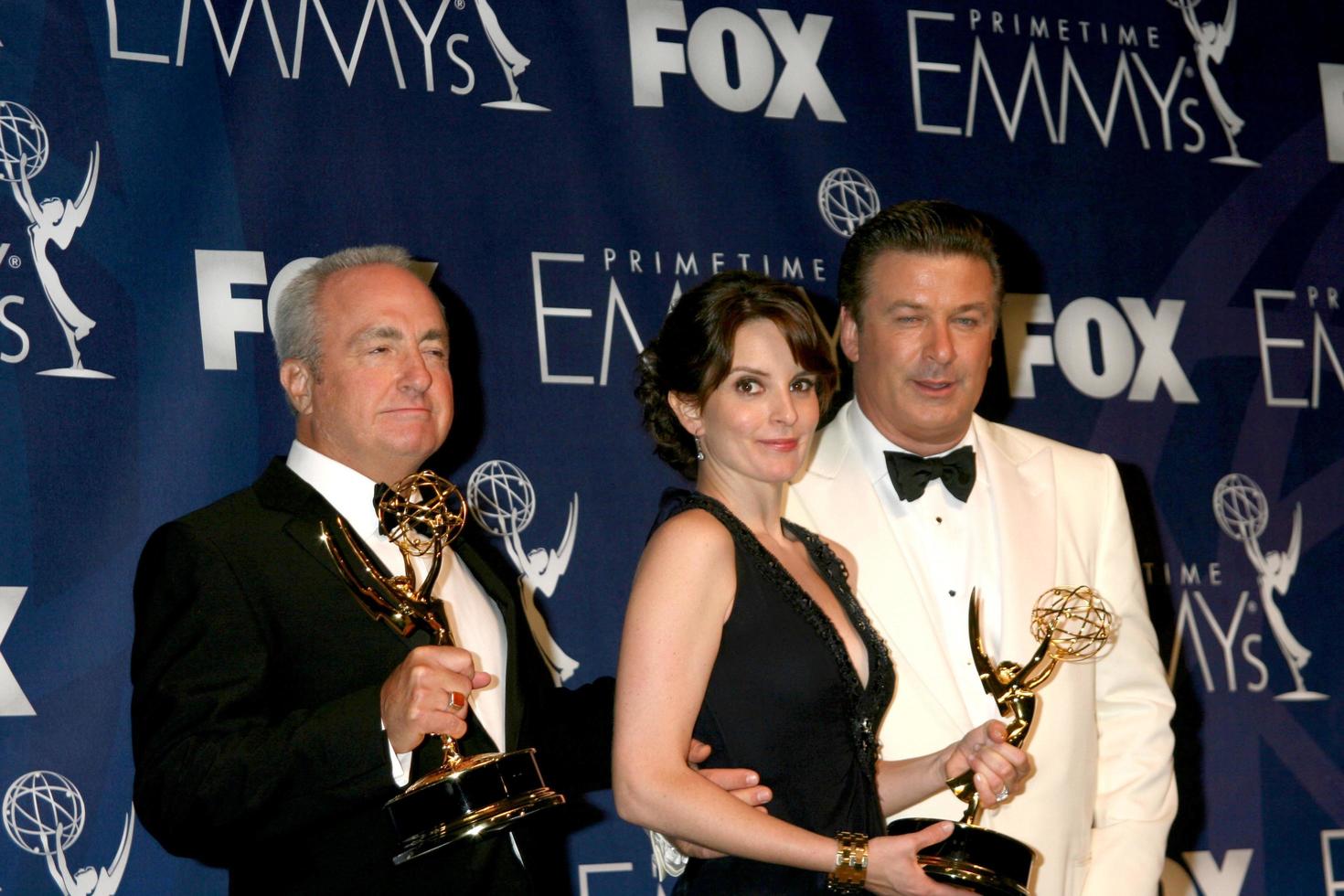 tina feérico Lorne michaels e alec baldwinemmy prêmios 2007 pressione santuário de quarto auditório angeles caseptember 16 20072007 foto