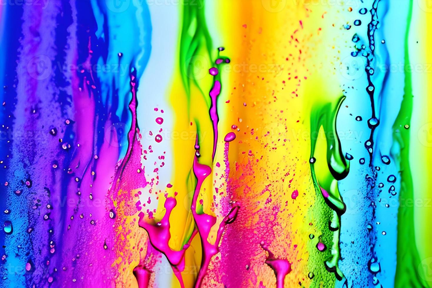 abstrato listras do arco Iris pintura explosão tinta padronizar textura arte papel foto