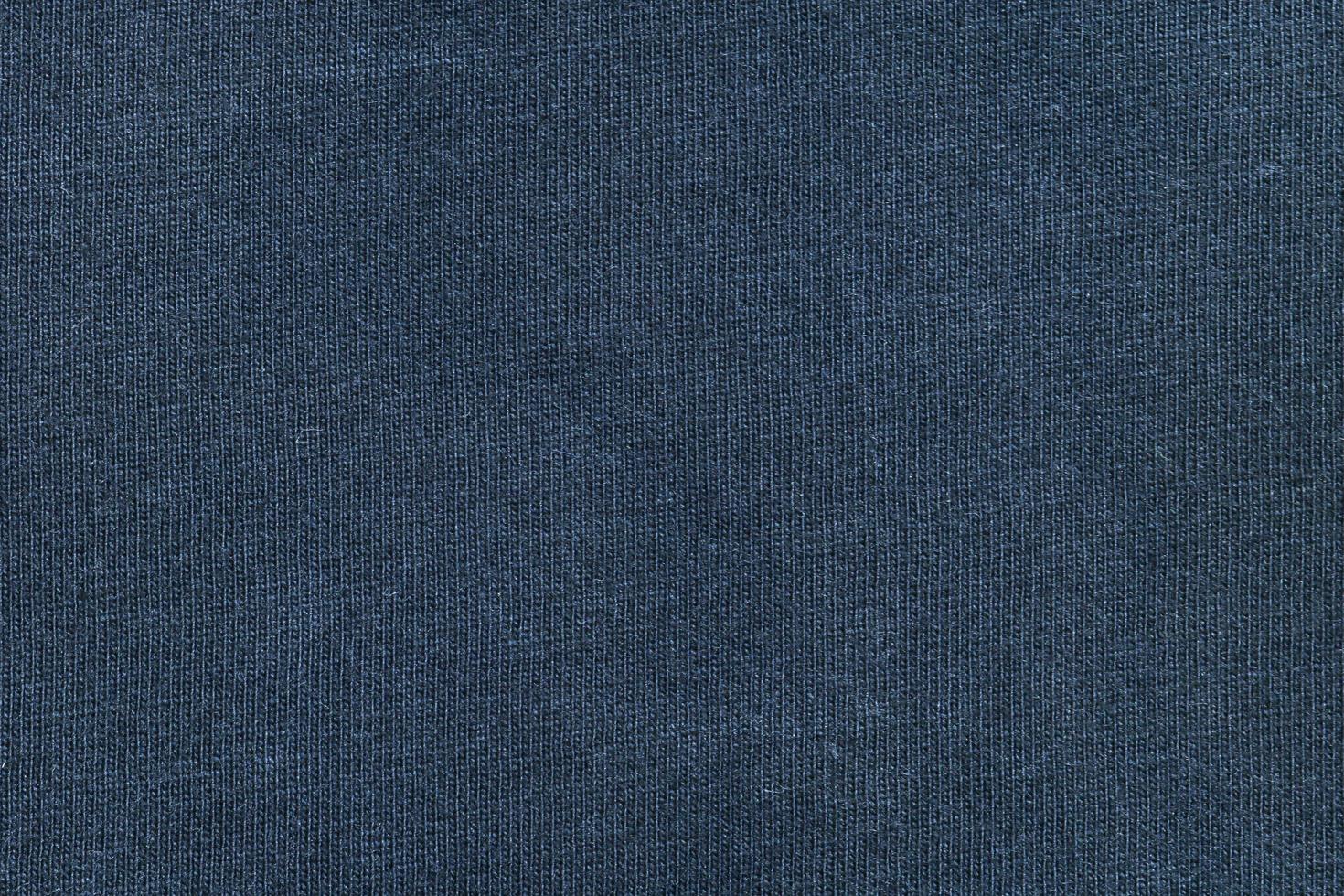 textura de tecido azul escuro close-up foto