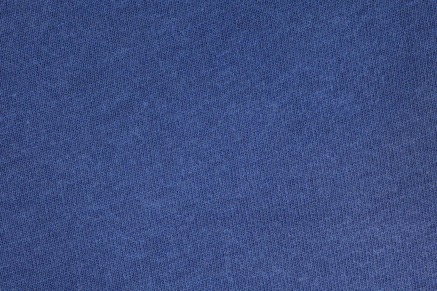 textura de tecido azul vista superior foto