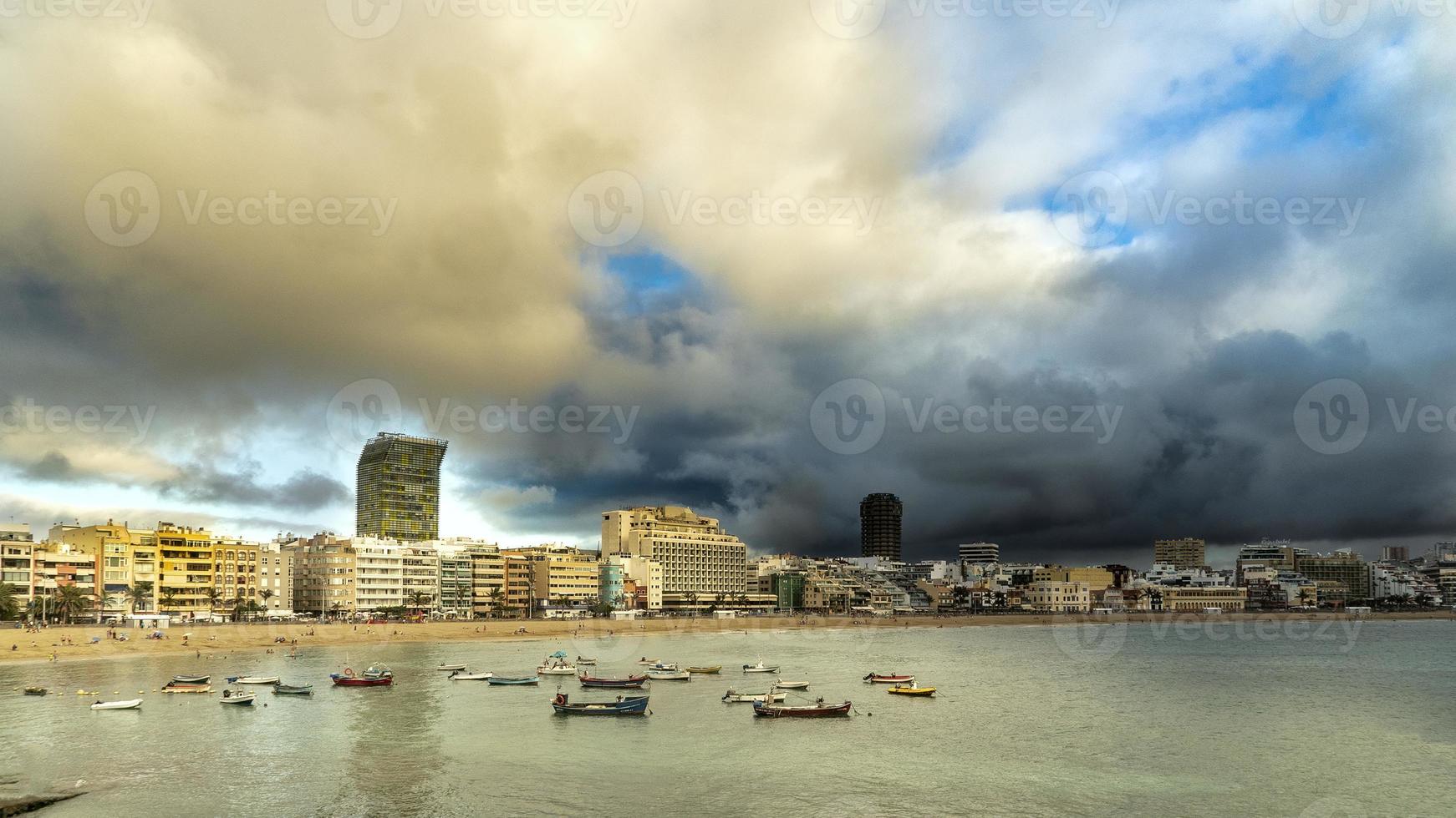 paisagem da cidade de las palmas, gran canaria foto