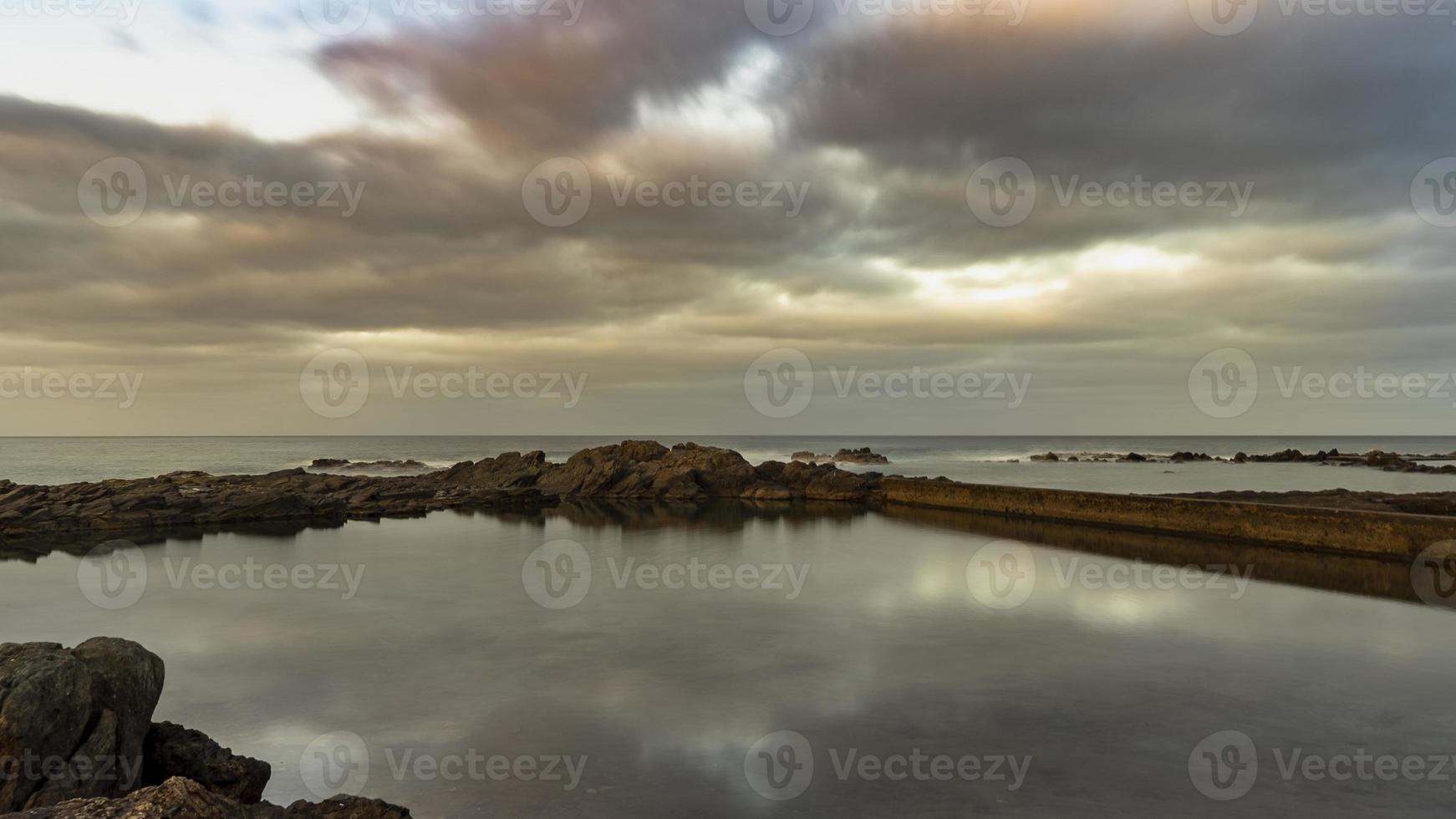 praia el portillo em arucas gran canaria foto