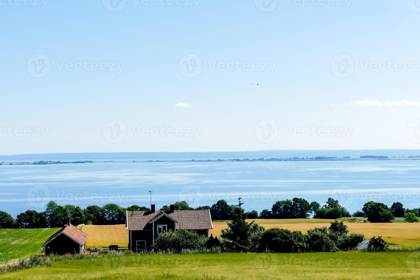 paisagem na suécia, europa foto