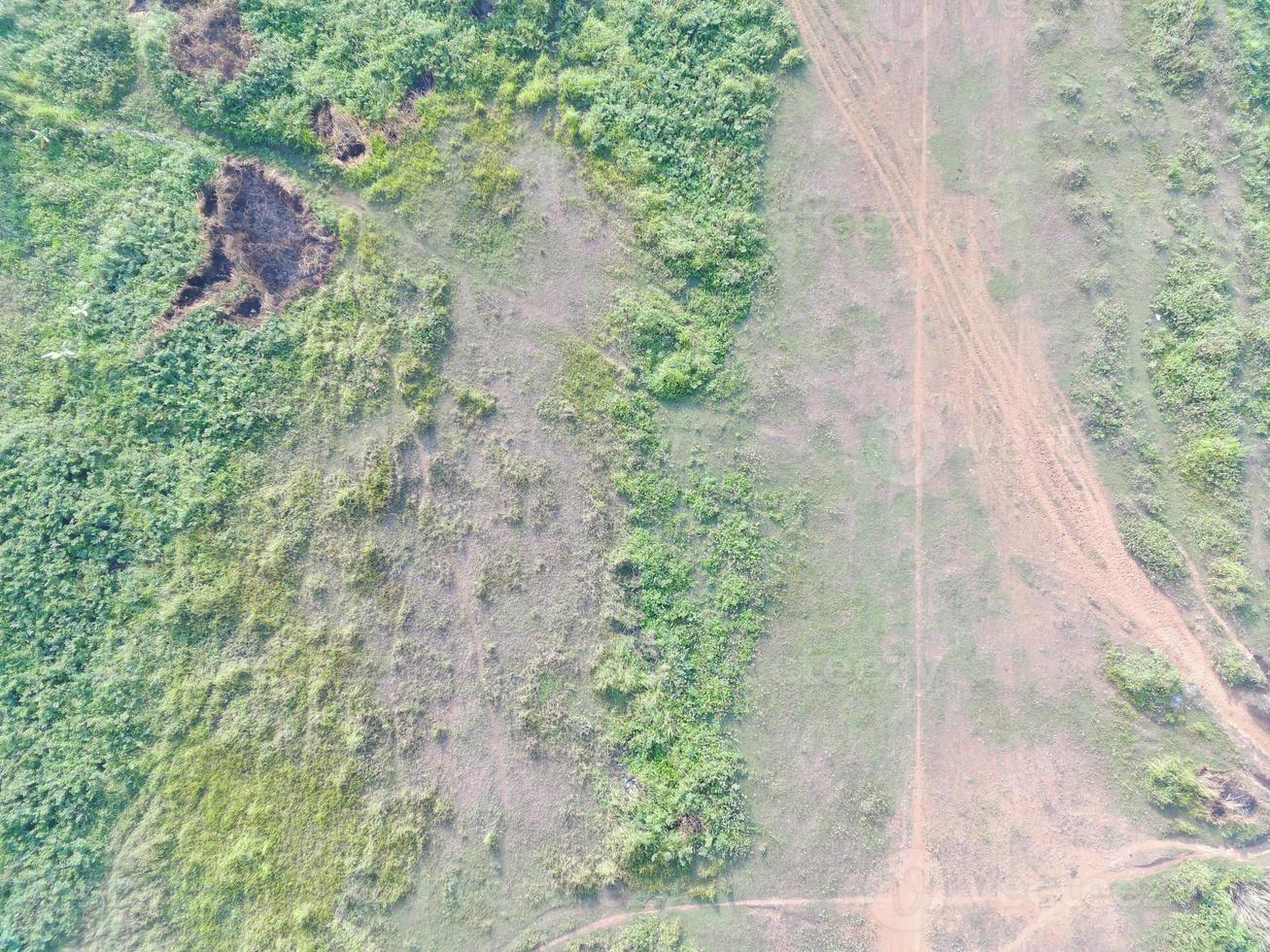 aéreo Visão do terra mapeamento de não tripulado aéreo veículo dentro bogor, Indonésia. foto