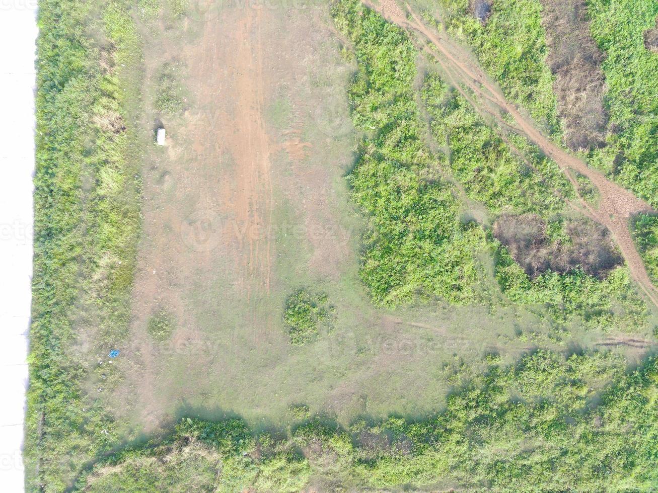 aéreo Visão do terra mapeamento de não tripulado aéreo veículo dentro bogor, Indonésia. foto