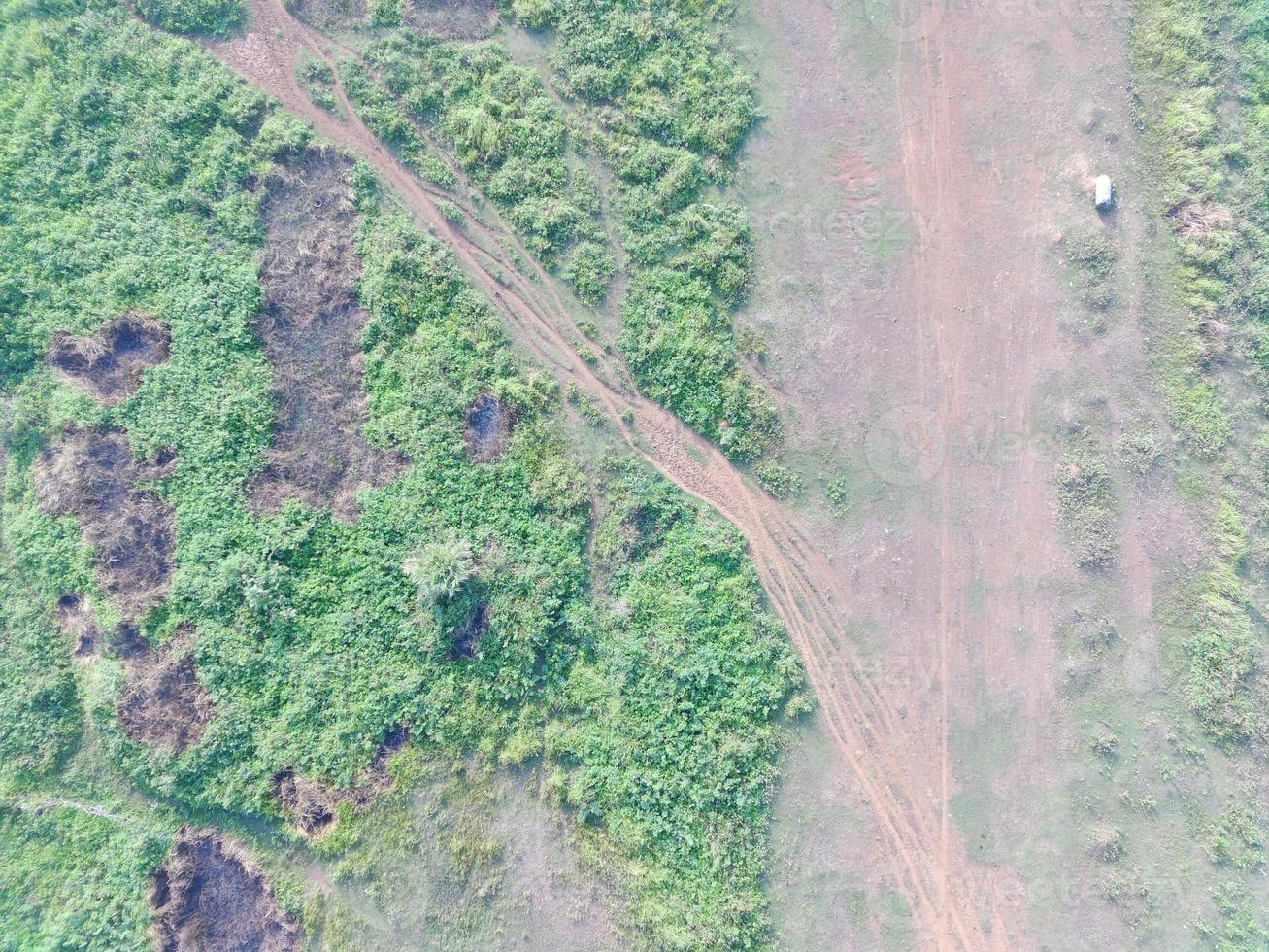 aéreo Visão do terra mapeamento de não tripulado aéreo veículo dentro bogor, Indonésia. foto