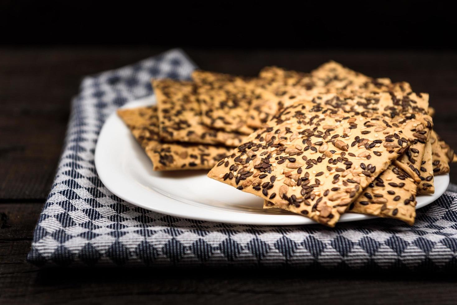 biscoitos com sementes de girassol foto