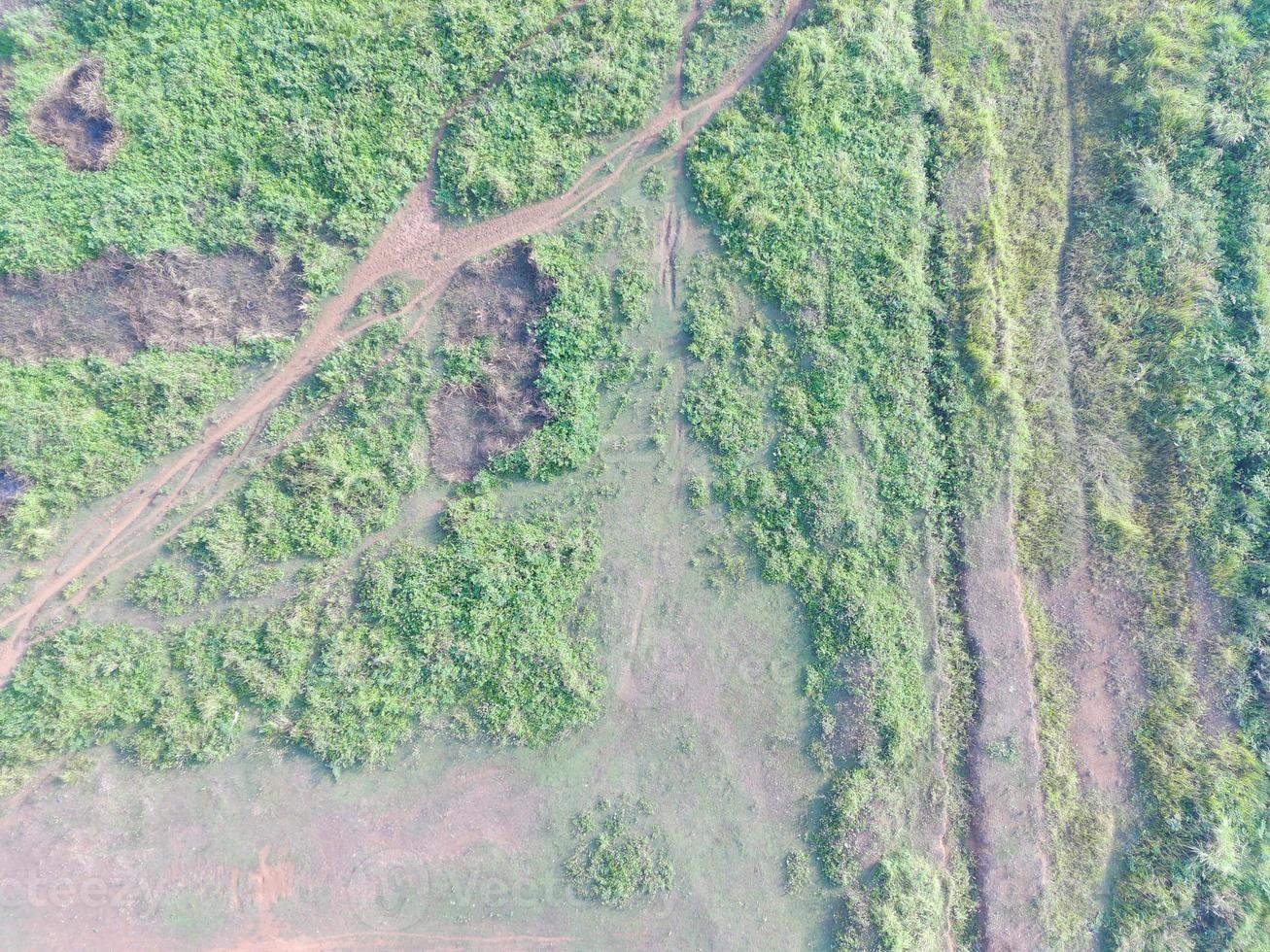 aéreo Visão do terra mapeamento de não tripulado aéreo veículo dentro bogor, Indonésia. foto