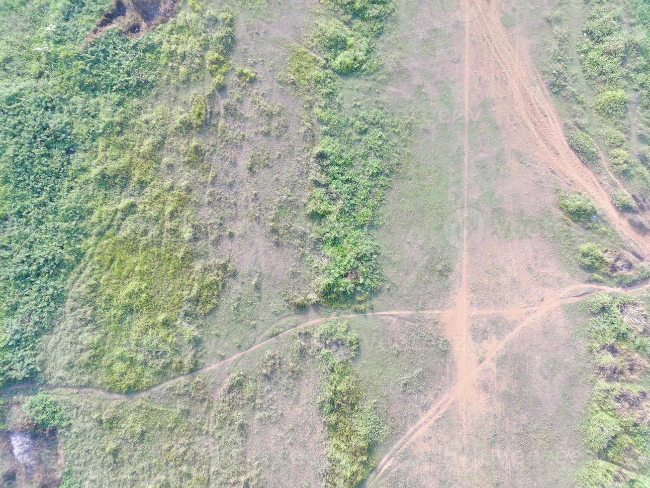 aéreo Visão do terra mapeamento de não tripulado aéreo veículo dentro bogor, Indonésia. foto