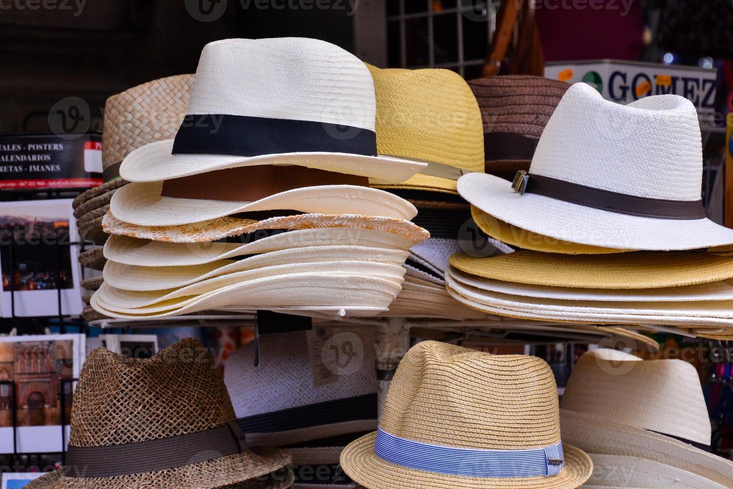 chapéus às a mercado foto