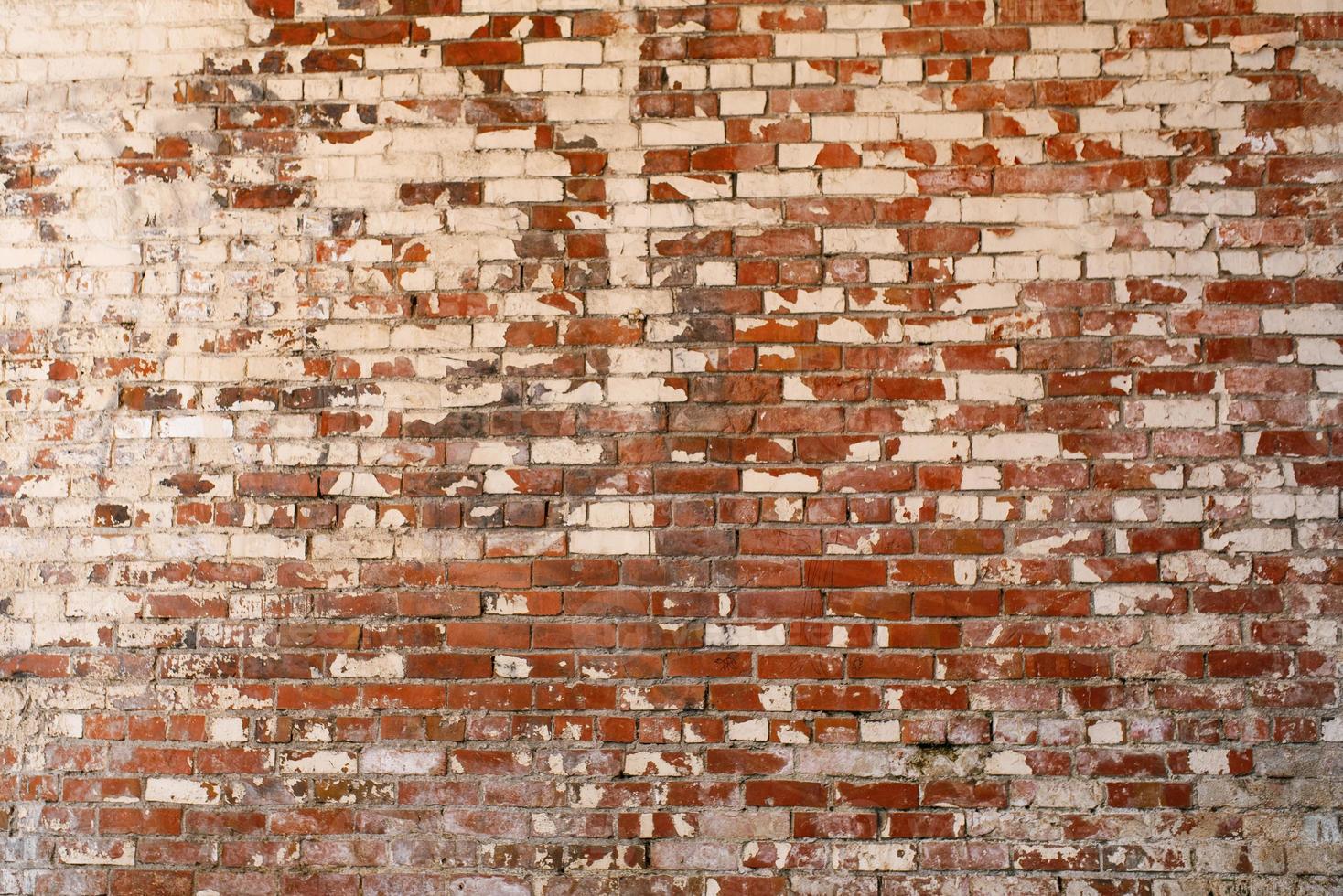 parede de tijolo marrom. plano de fundo para espaço de cópia foto