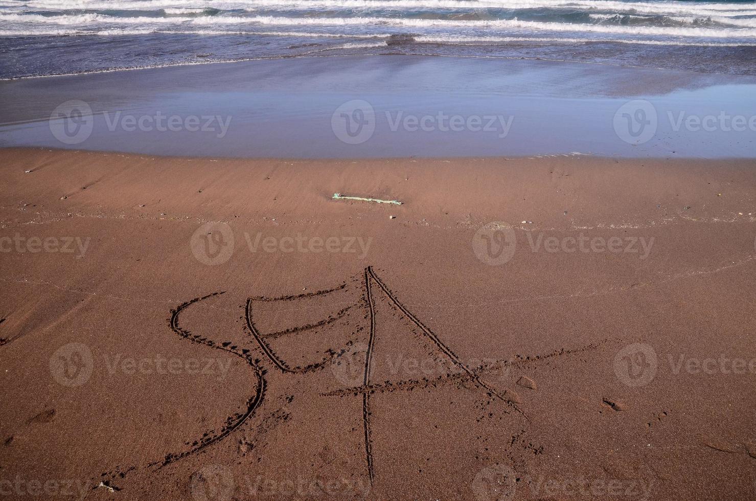 cênico costeiro Visão foto