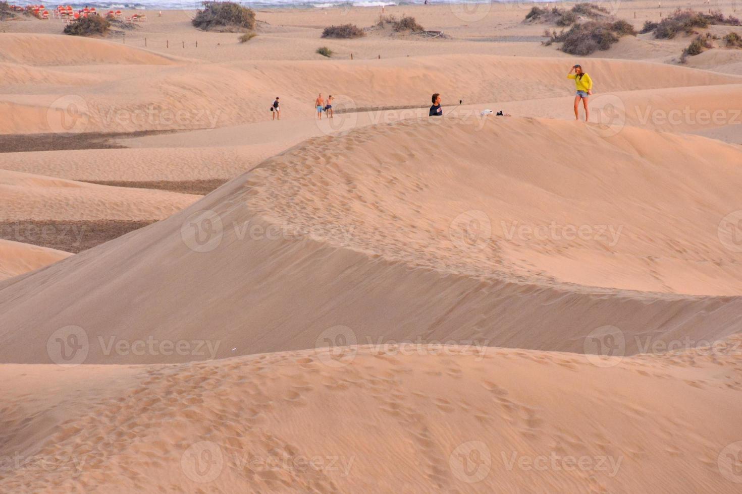 paisagem cênica do deserto foto