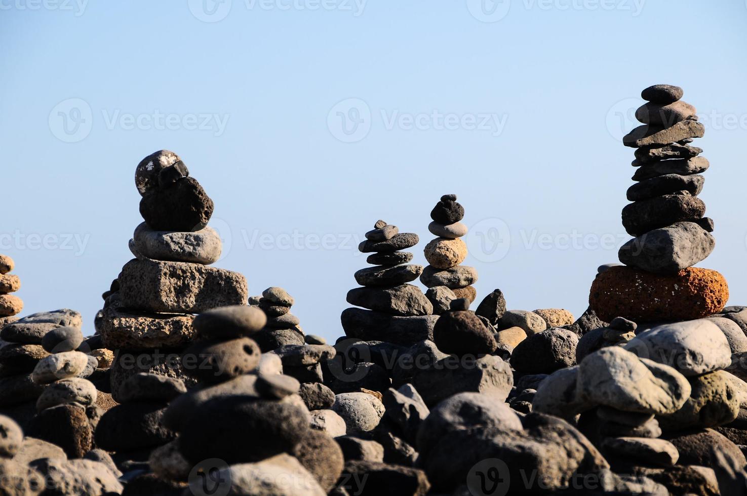 pilha de pedras foto