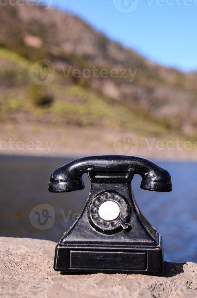 vintage rotativo telefone foto