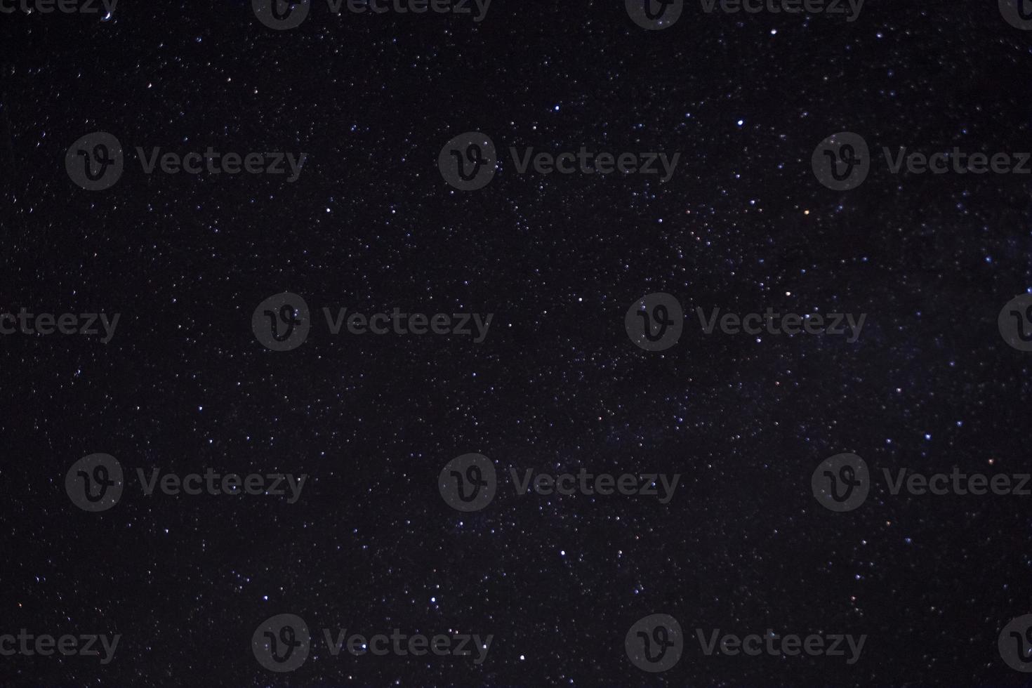 Visão do estrelado noite céu foto