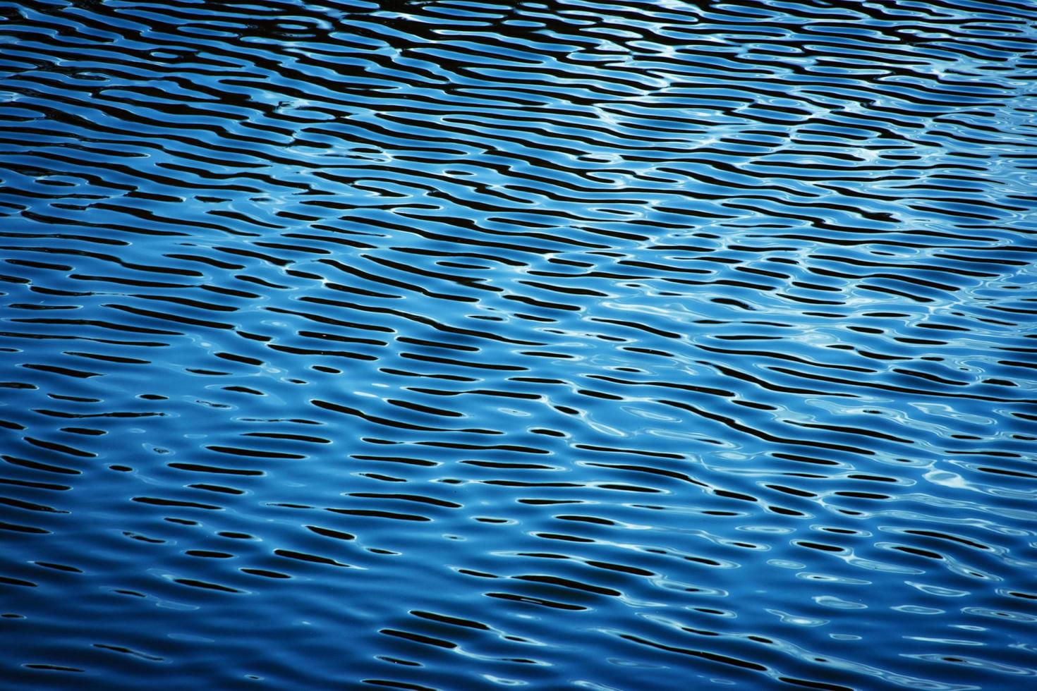 superfície ondulada da água azul foto