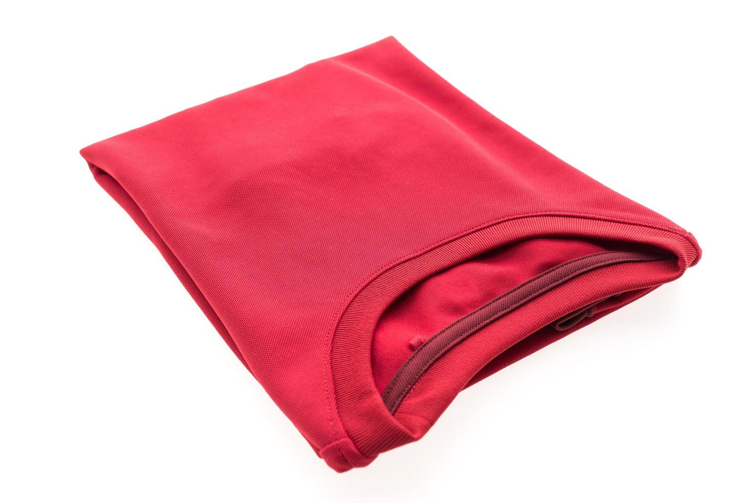 camiseta vermelha para roupas foto