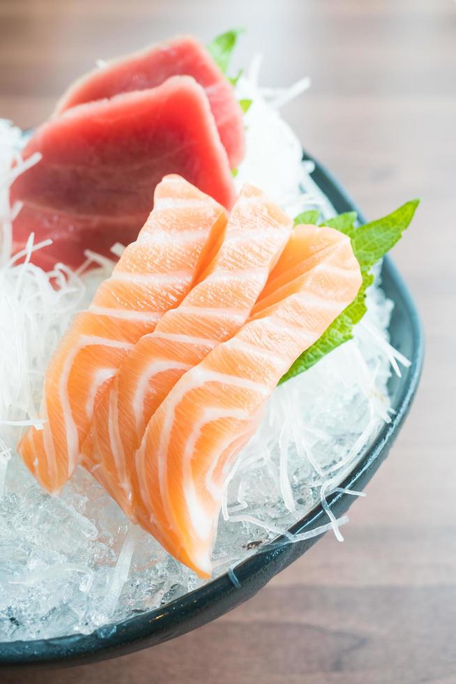 sashimi fresco cru foto