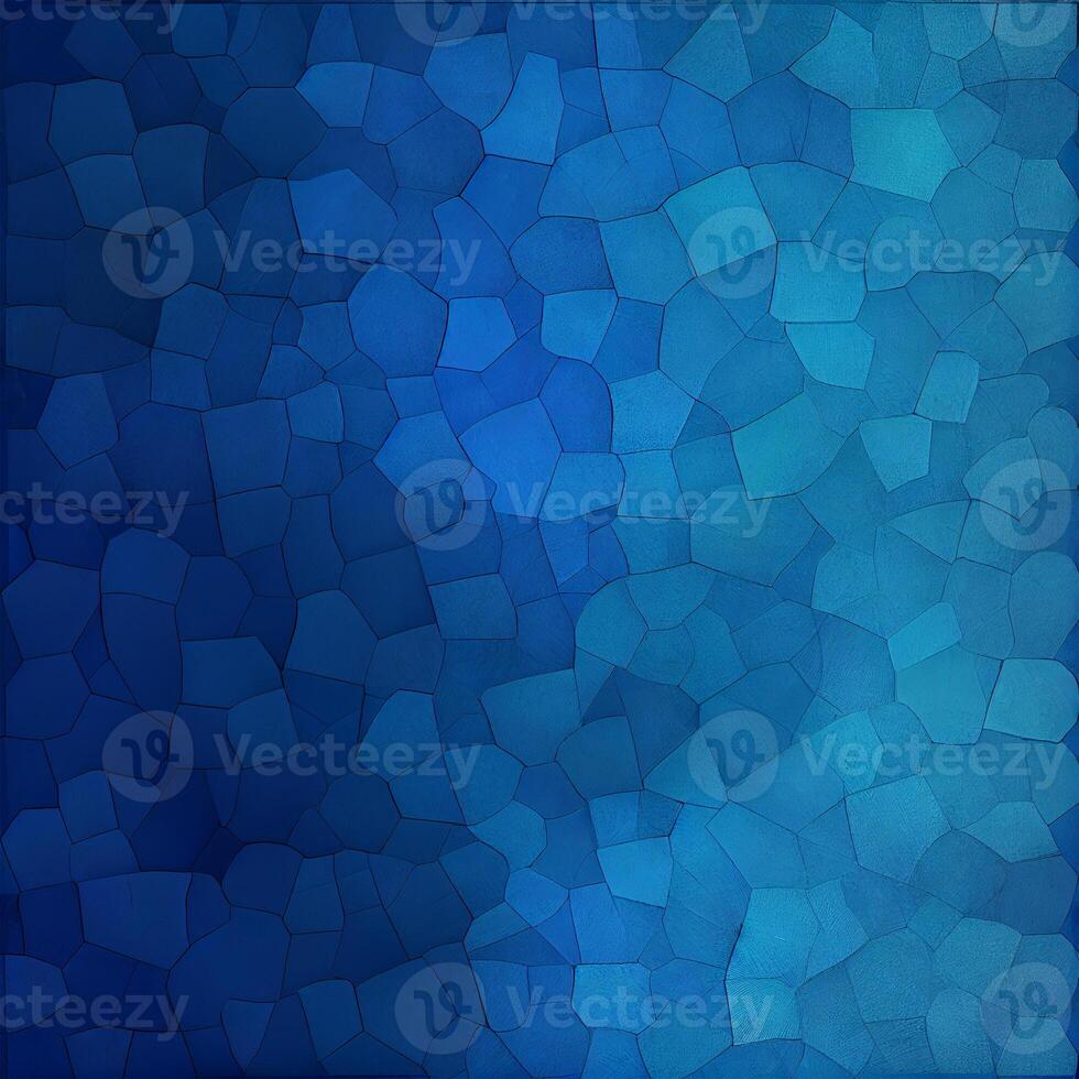 azul fundo mosaico textura, azul vintage padronizar - ai gerado imagem foto