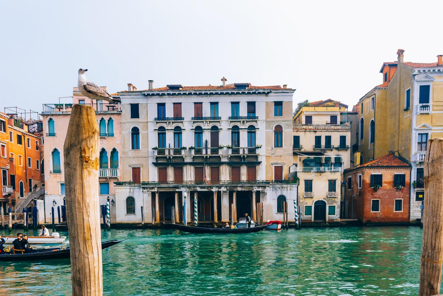 2017 veneza, itália - grande canal de veneza foto