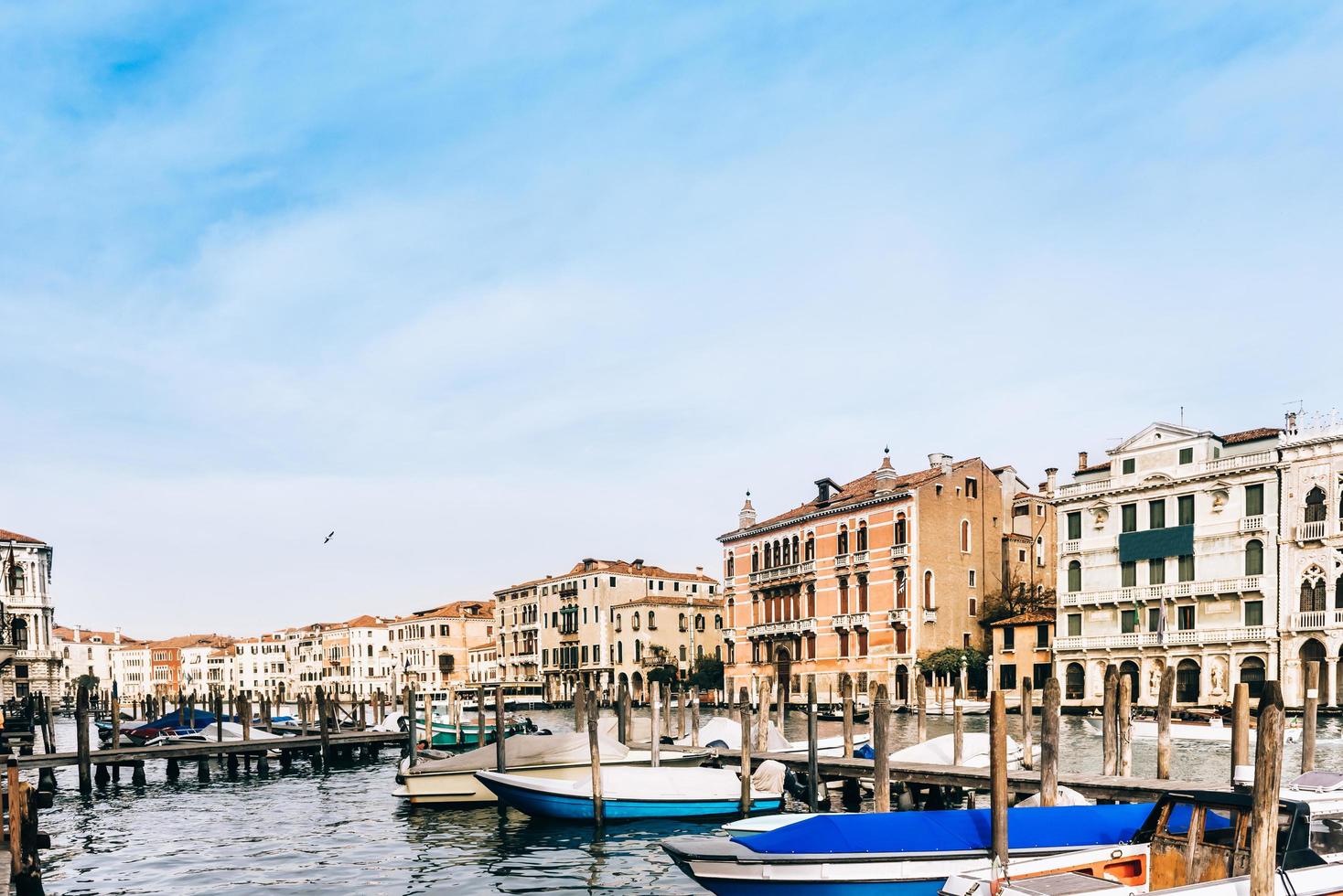 veneza, itália 2017- grande canal de veneza itália foto