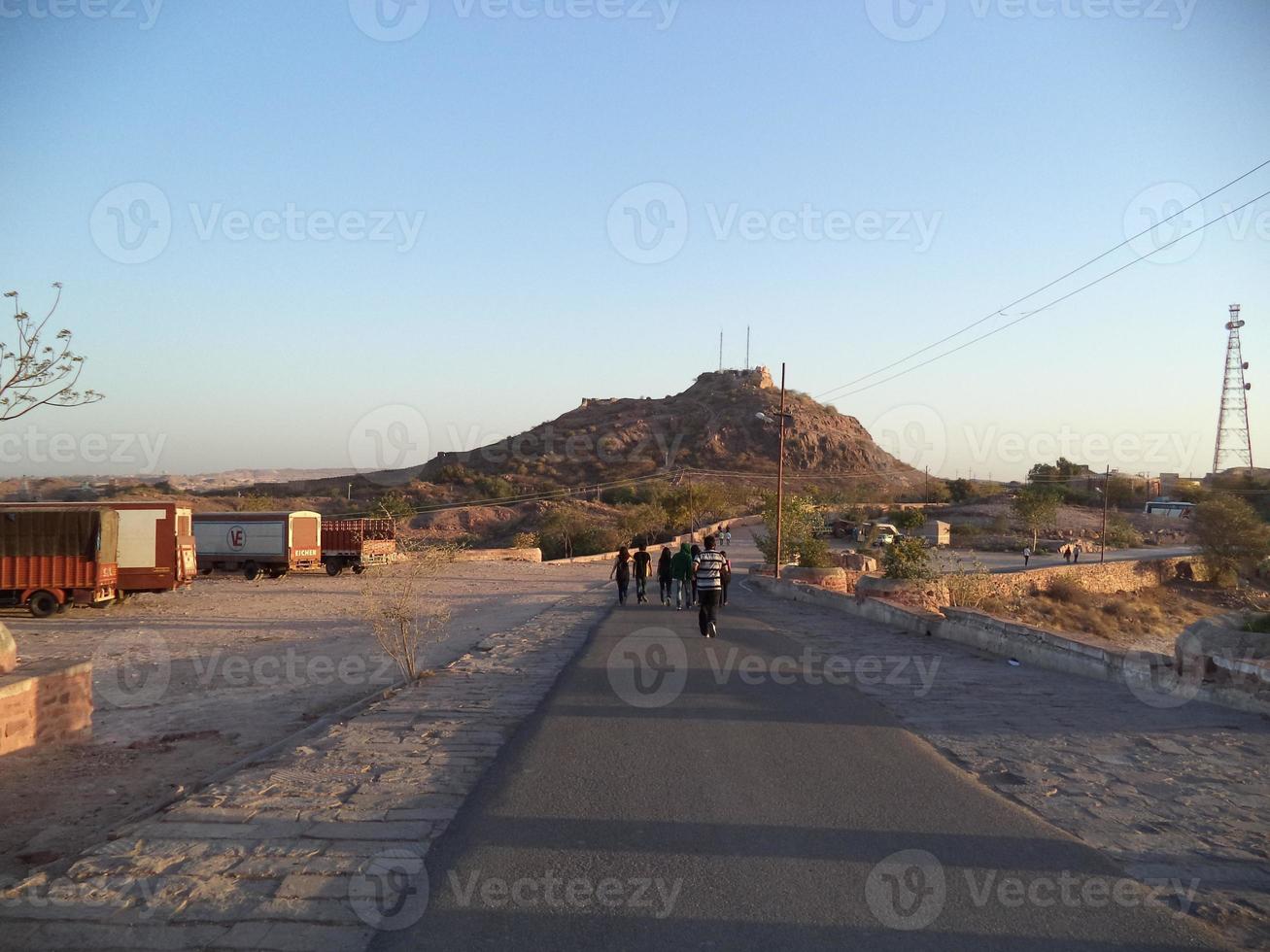 nascer do sol Visão a partir de Jodhpur cidade foto