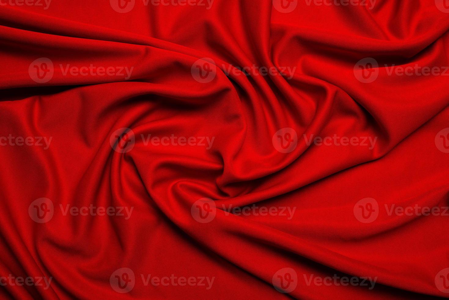 textura de tecido vermelho foto