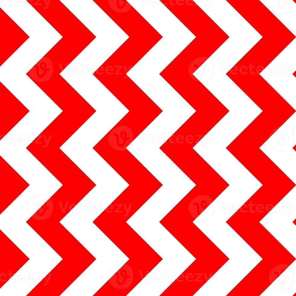 clássico vermelho e branco divisa desatado padronizar. desatado zig zag padronizar fundo. regular textura fundo. adequado para poster, folheto, folheto, pano de fundo, cartão, etc. foto