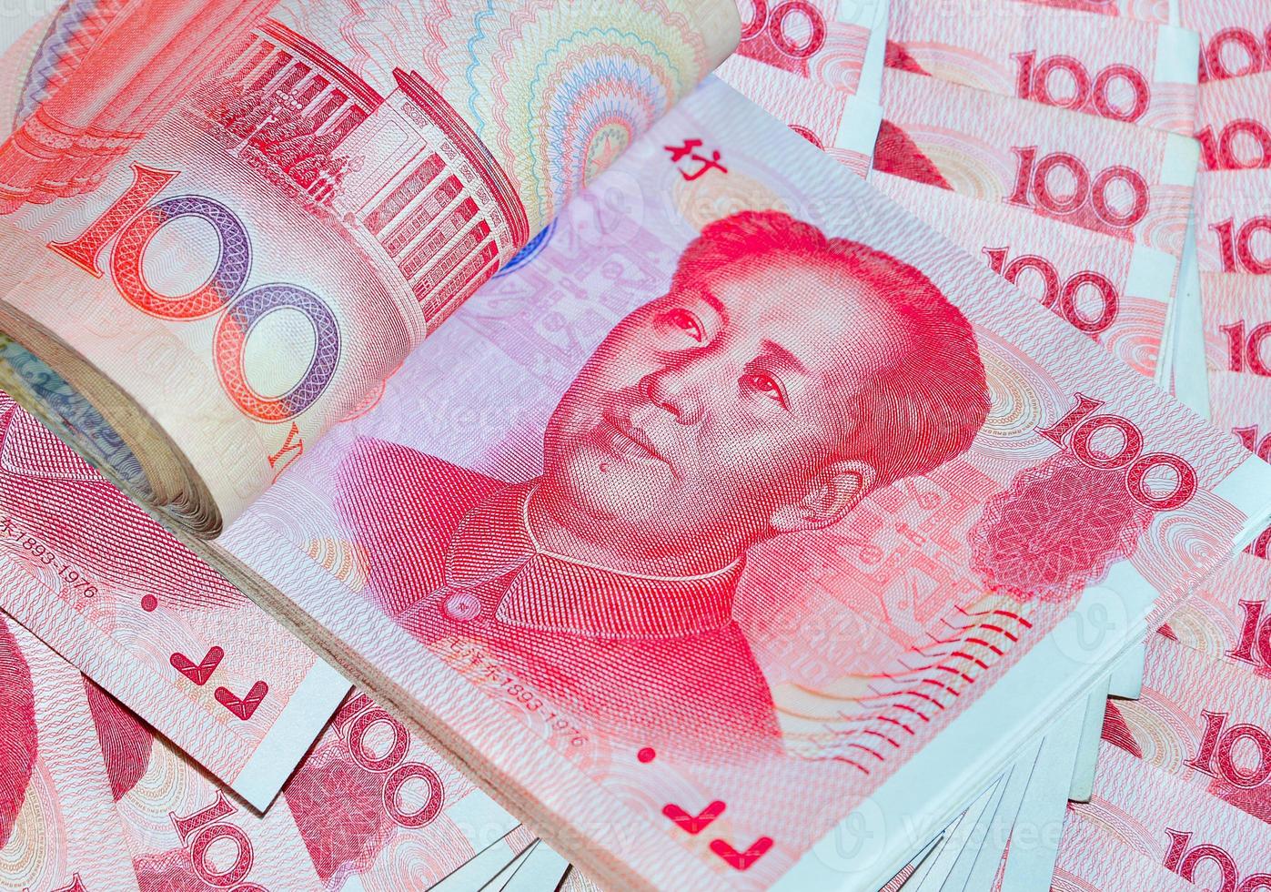 yuan ou rmb, chinês moeda foto