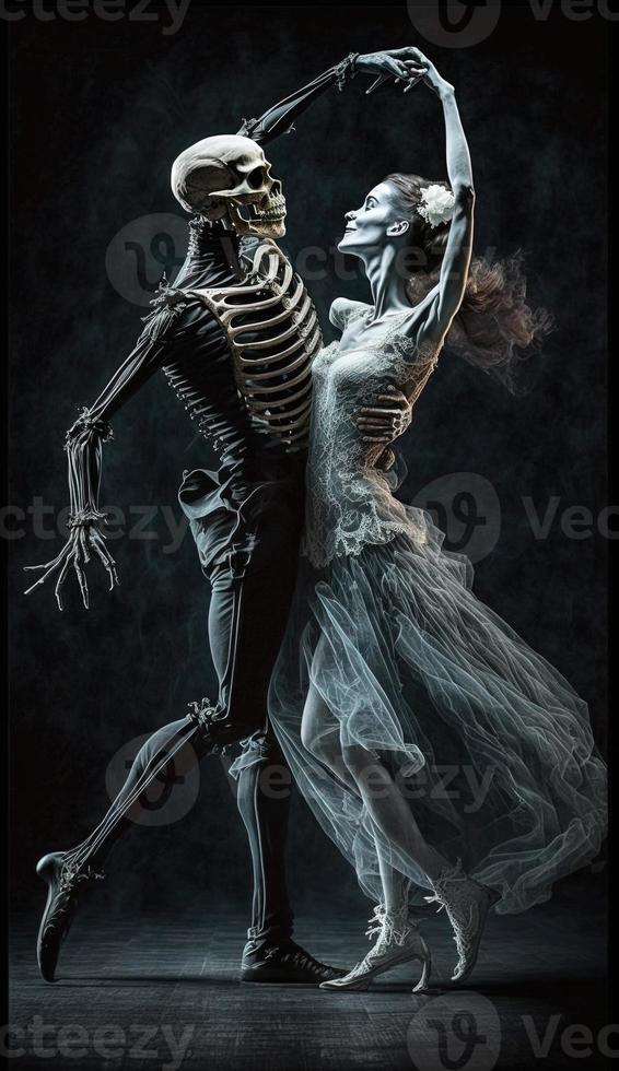 dança mim para a fim do amor fantasmas dançando generativo ai foto