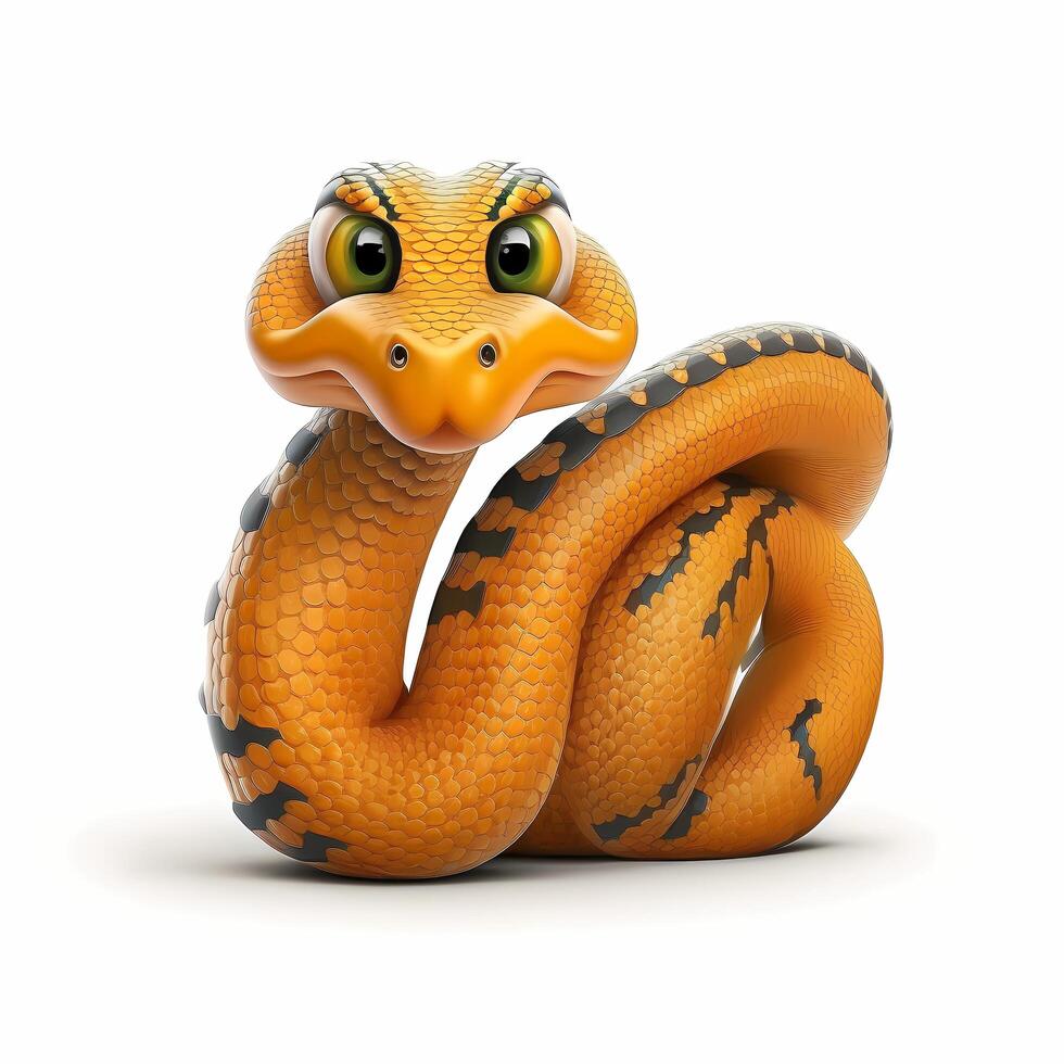 serpente animal ilustração ai gerado foto