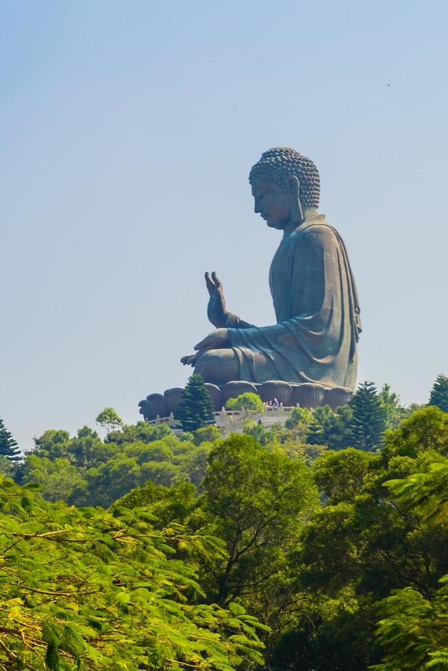 estátua de Buda gigante em hong kong, china foto