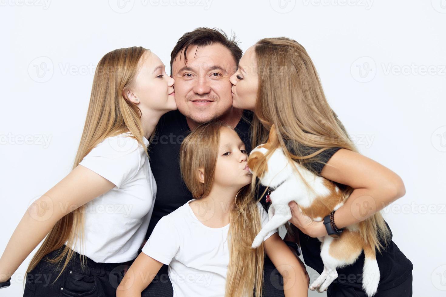 família fotografia amor amizade alegria cachorro estúdio foto