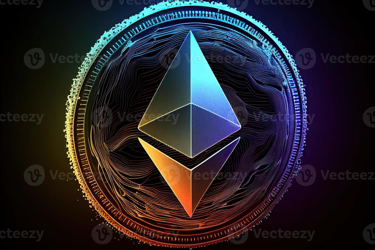 ethereum eth logotipo símbolo foto