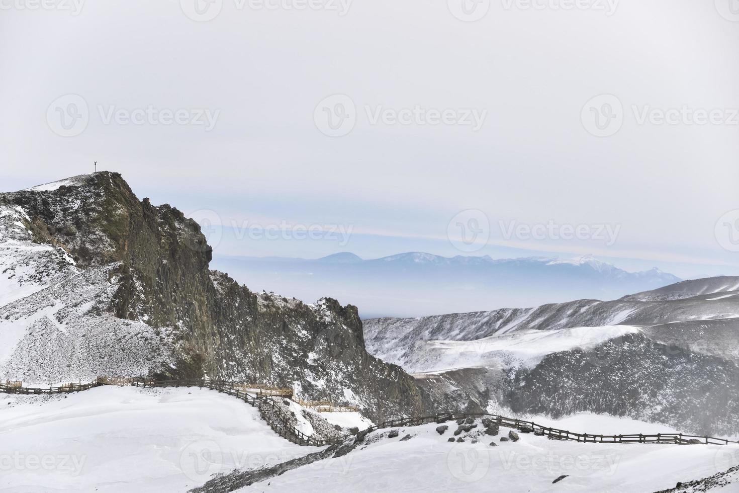 Changbai montanha cenário às jilin, China foto