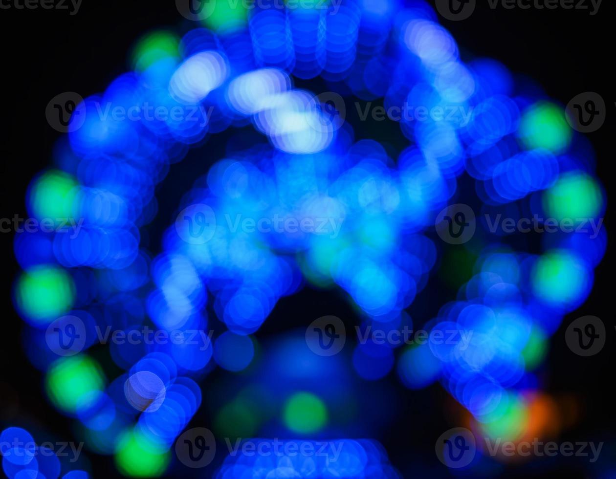 fundo abstrato circular bokeh foto