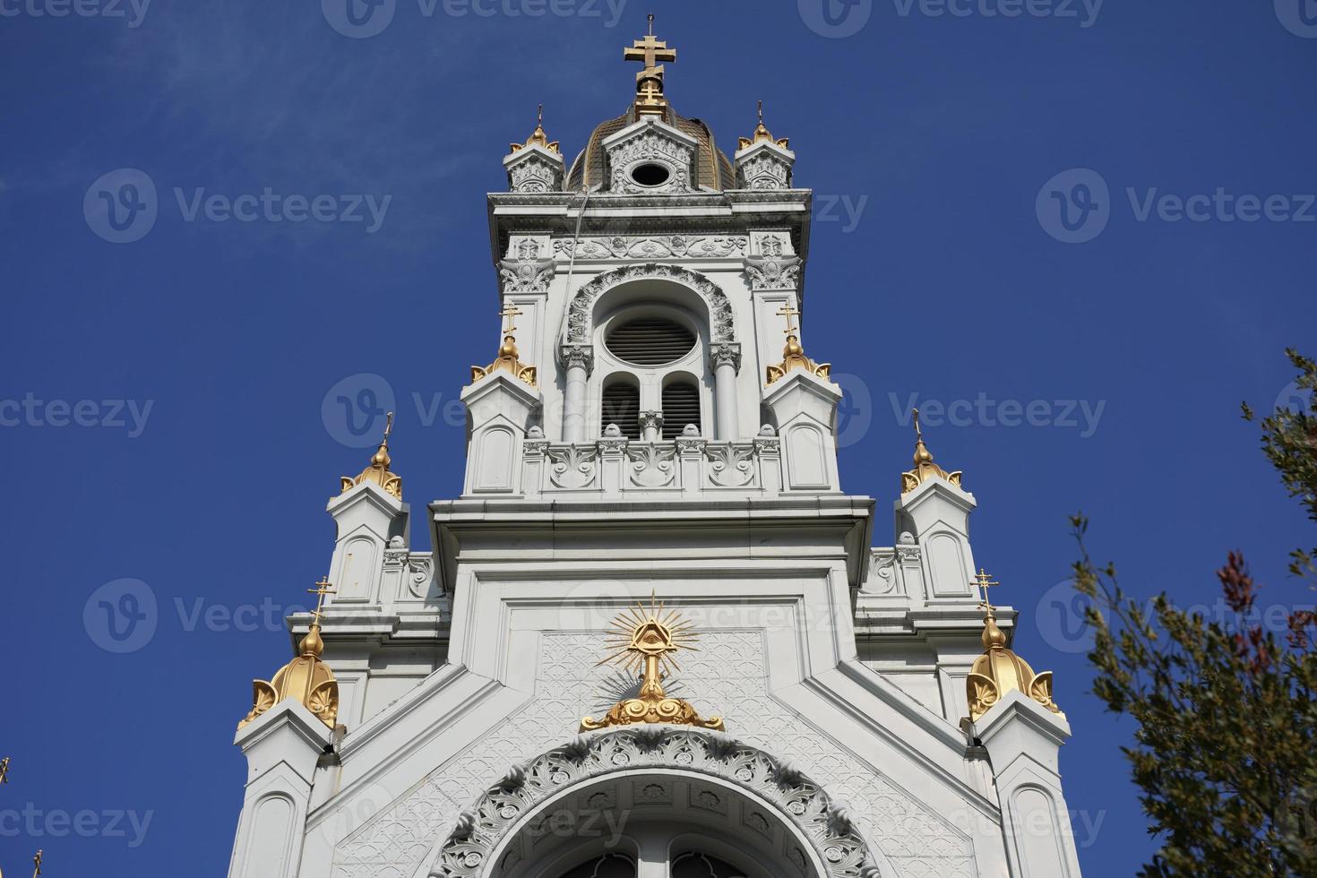 rua búlgara Igreja de Stephen em Istambul, Turquia foto