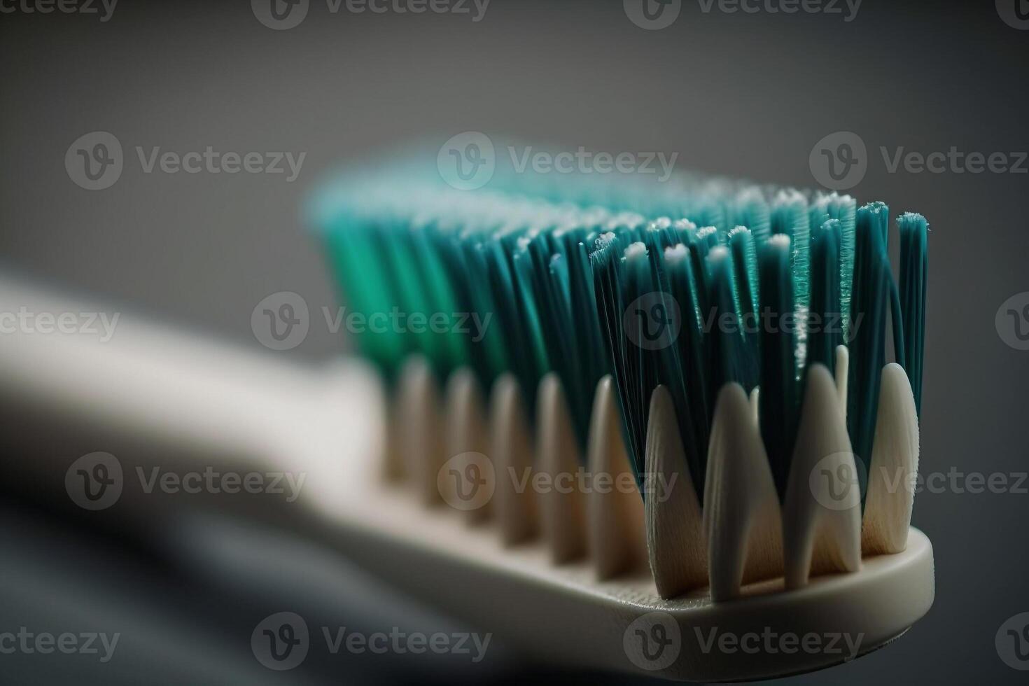 azul escova de dente oral Cuidado fechar-se generativo ai foto