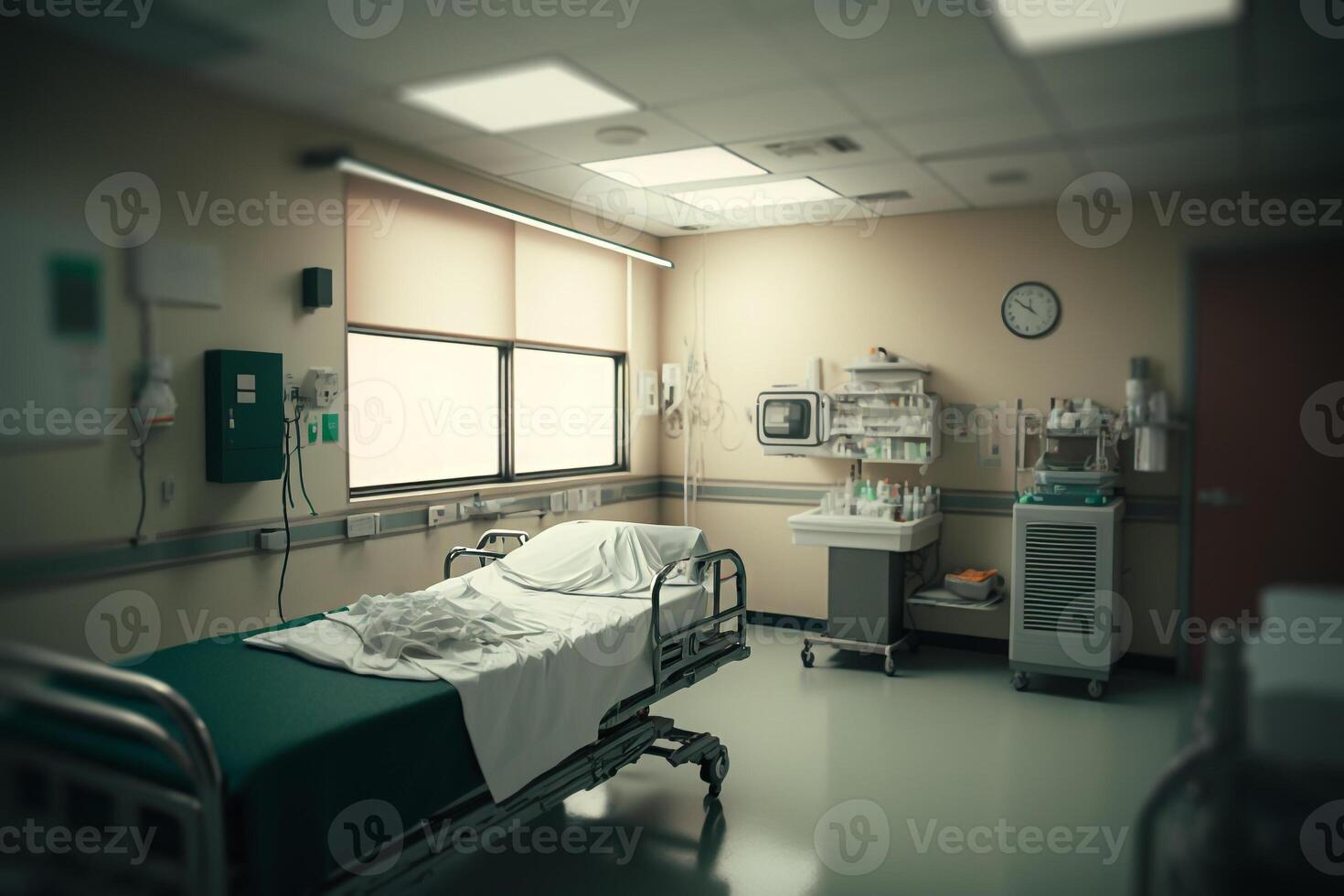 esvaziar hospital quarto generativo ai foto