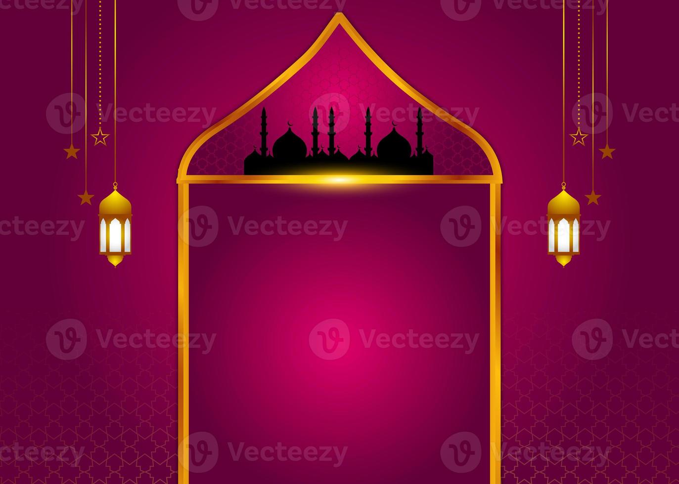 Ramadã kareem lindo fundo com uma brilhando lanterna fanus foto
