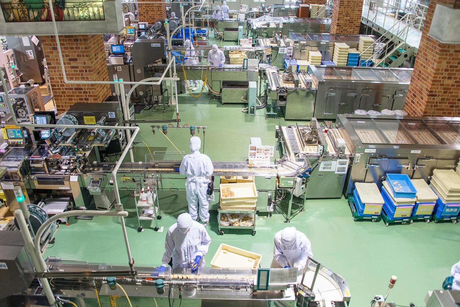 Japão, sapporo - jan 13, 2017-ishiya, chocolate fábrica em janeiro 013, 2017 dentro hokkaido. a da empresa carro-chefe produtos é a shiroi koibito bolacha foto