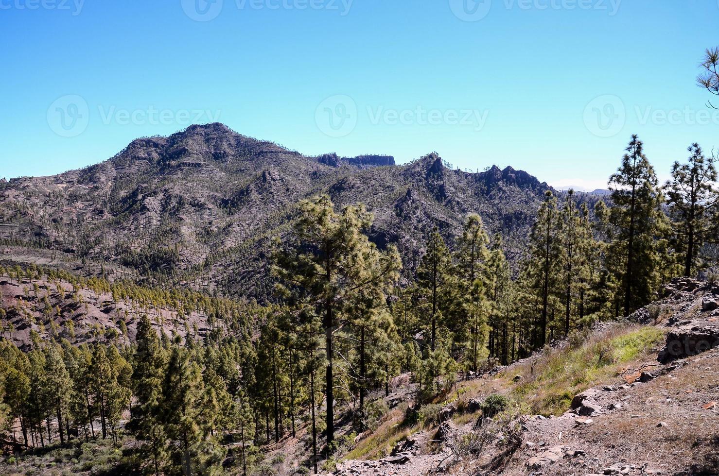 vista panorâmica da montanha foto