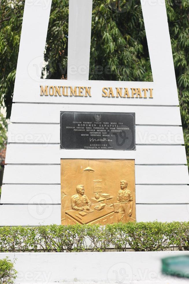 a sanapati monumento dentro yogyakarta foto